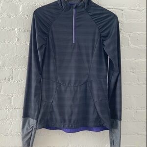 Mondetta Training Womens Long Sleeve Pullover Activewear Top Shirt Quarter Zip